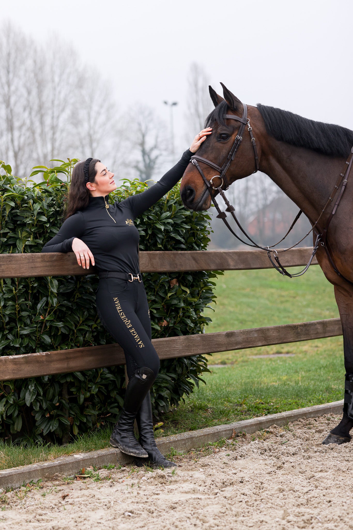 Desert Dust Black Breeches