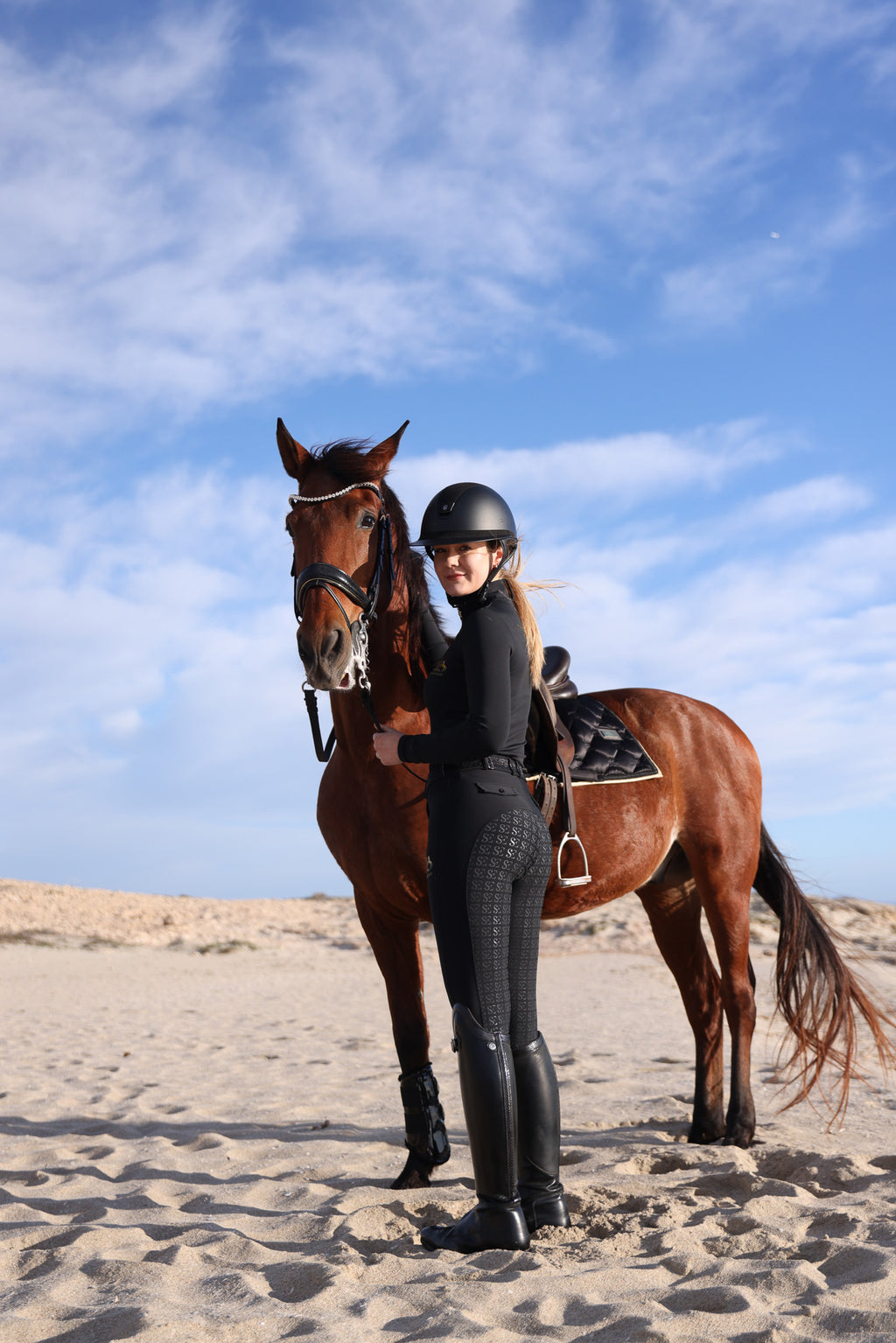 Desert Dust Black Breeches