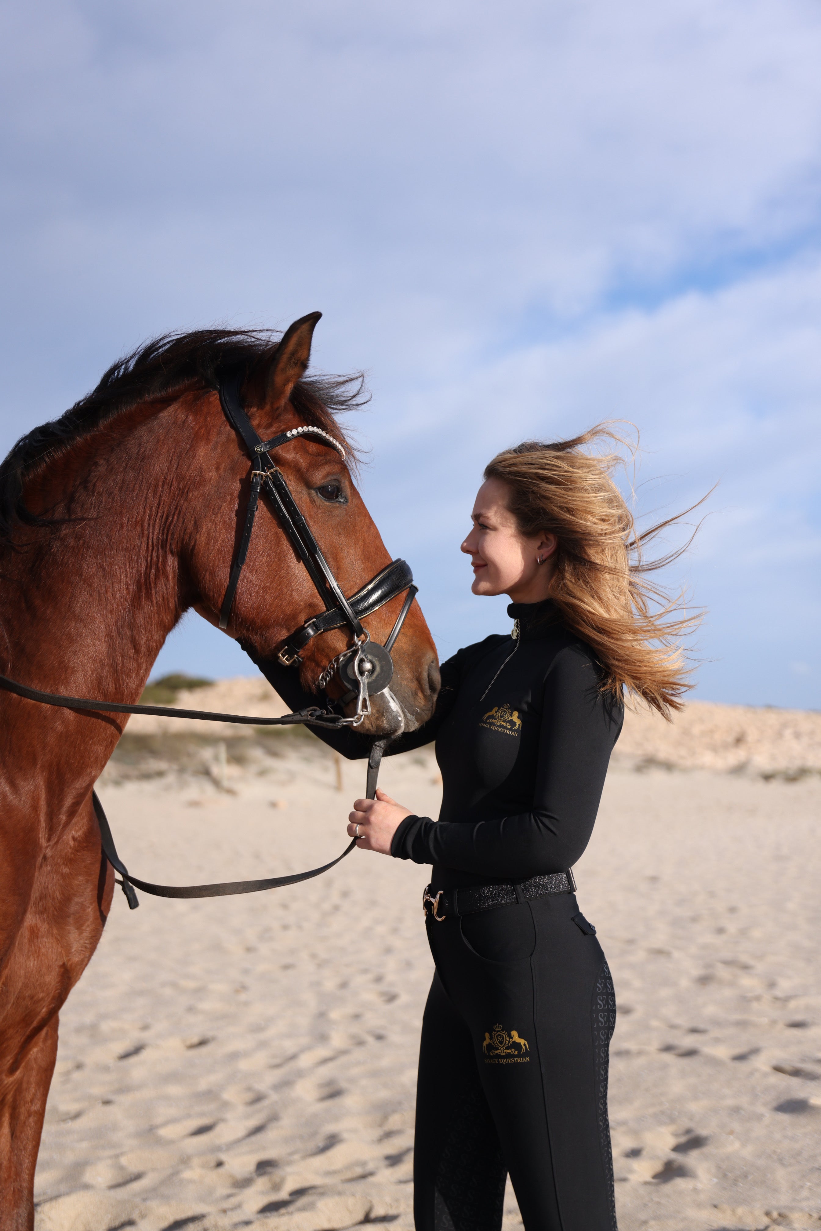 Desert Dust Black Breeches